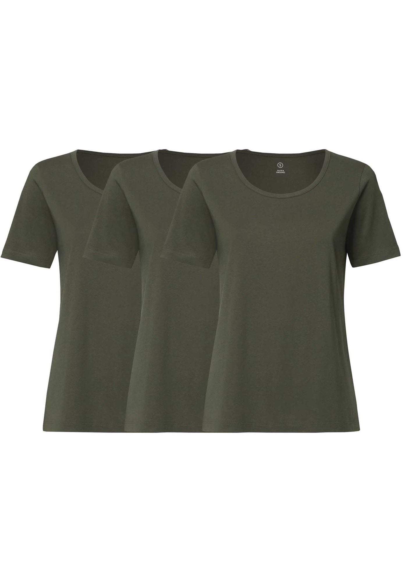 3 Pack BTD64 T-Shirt Moss