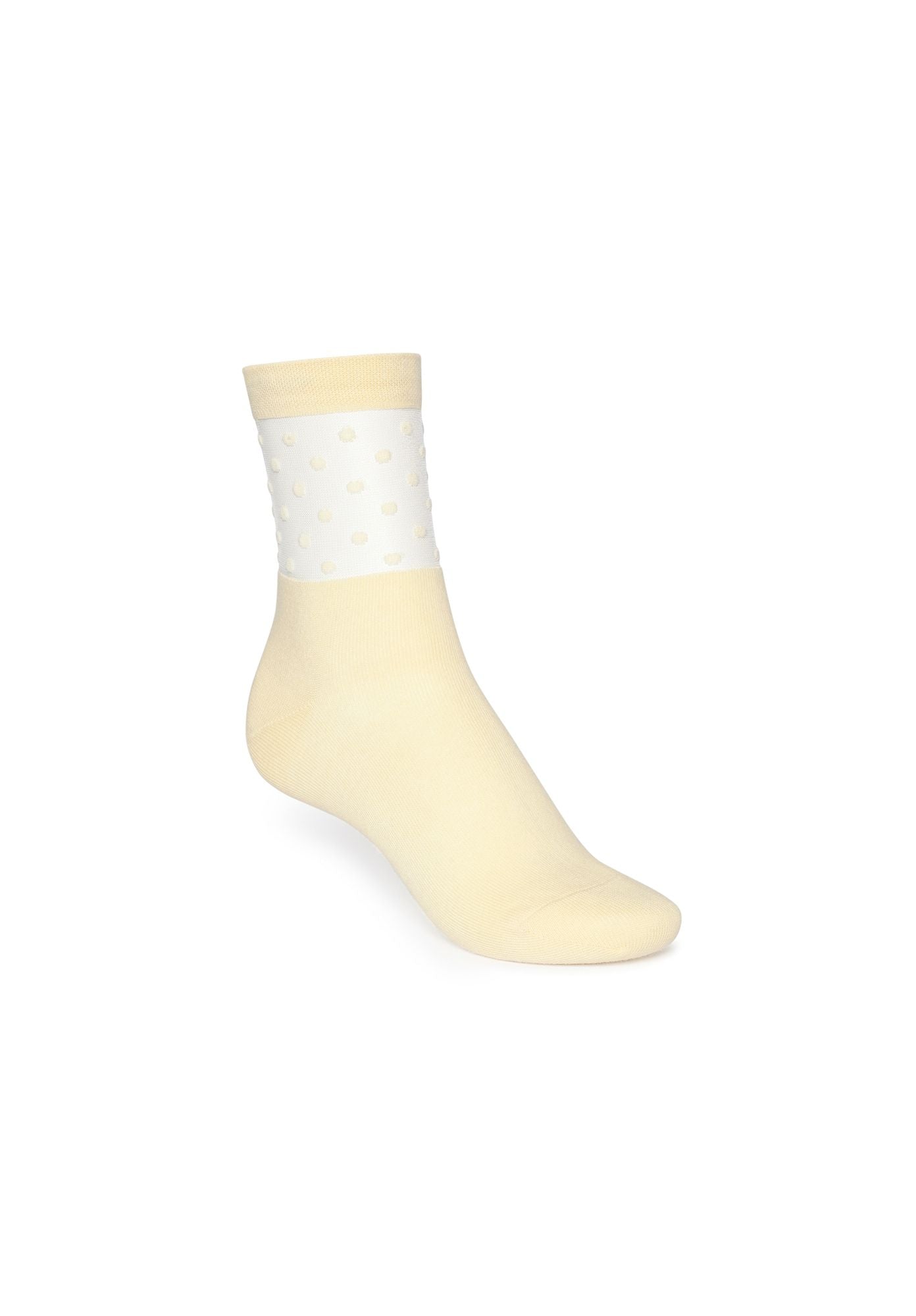 3 Pack Mid Socks - Damensocken - Cabbage/Vanilla Dots/Ironblue Stripes (GOTS)