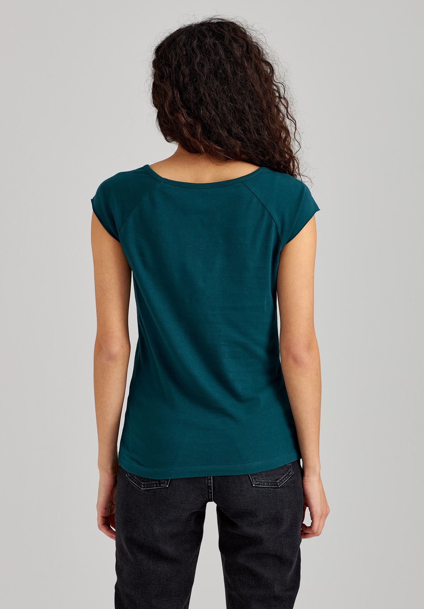 TT01 Cap Sleeve Deep Teal (GOTS)