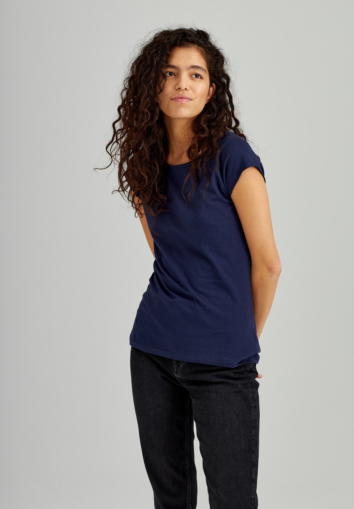 TT01 Cap Sleeve Midnight (GOTS)