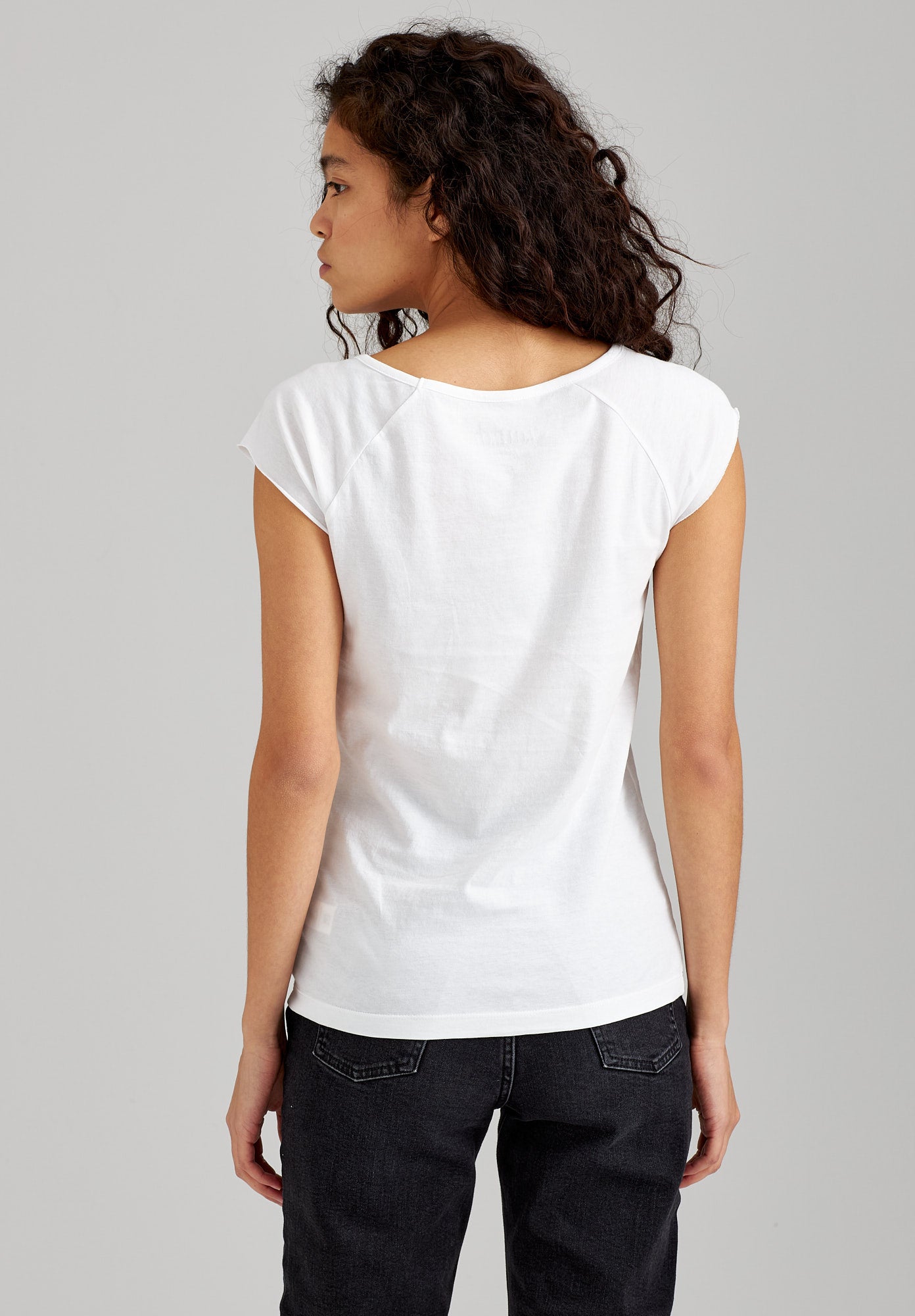 TT01 Cap Sleeve White (GOTS)