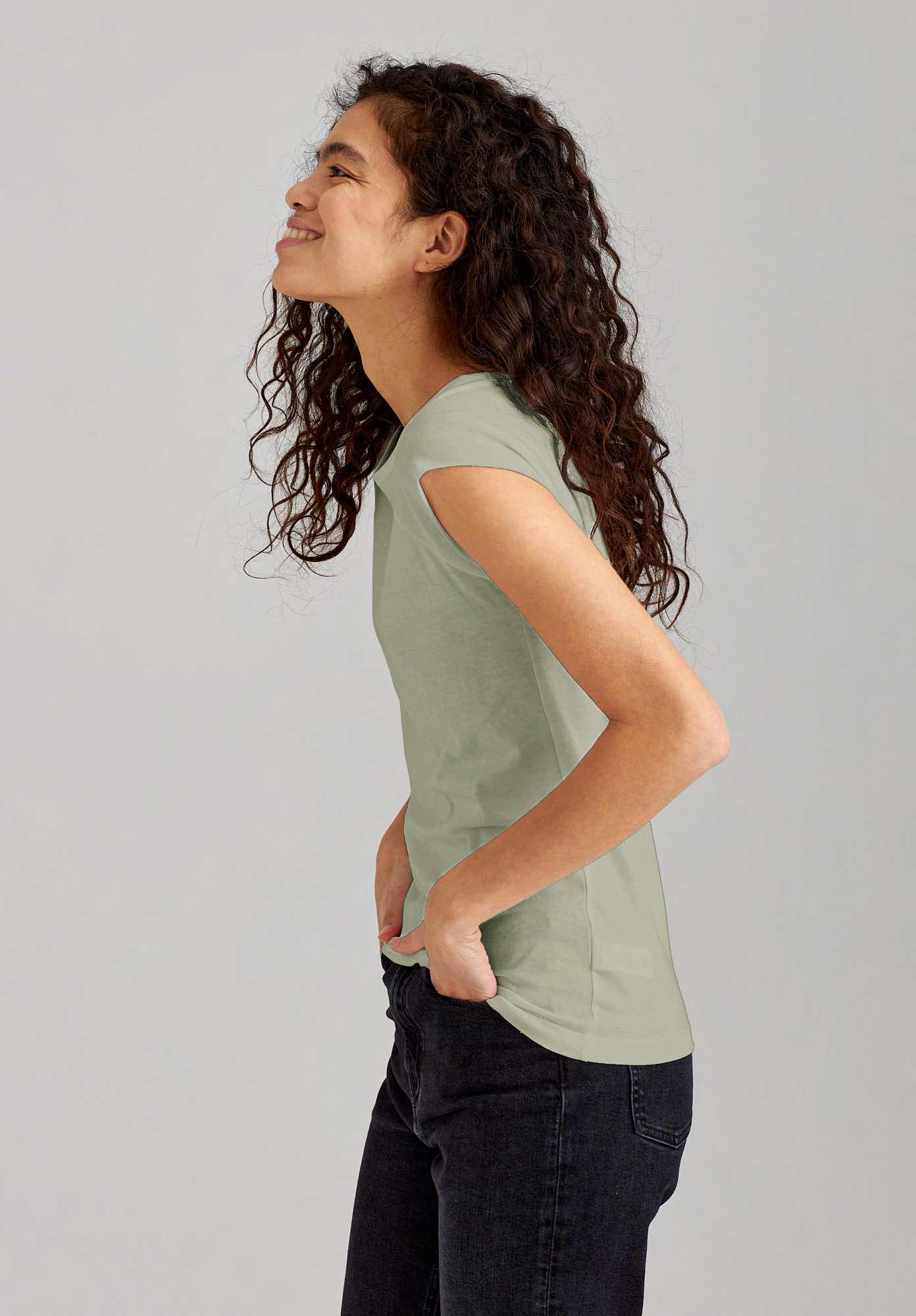 TT01 Cap Sleeve Desert Sage & Peach Dust