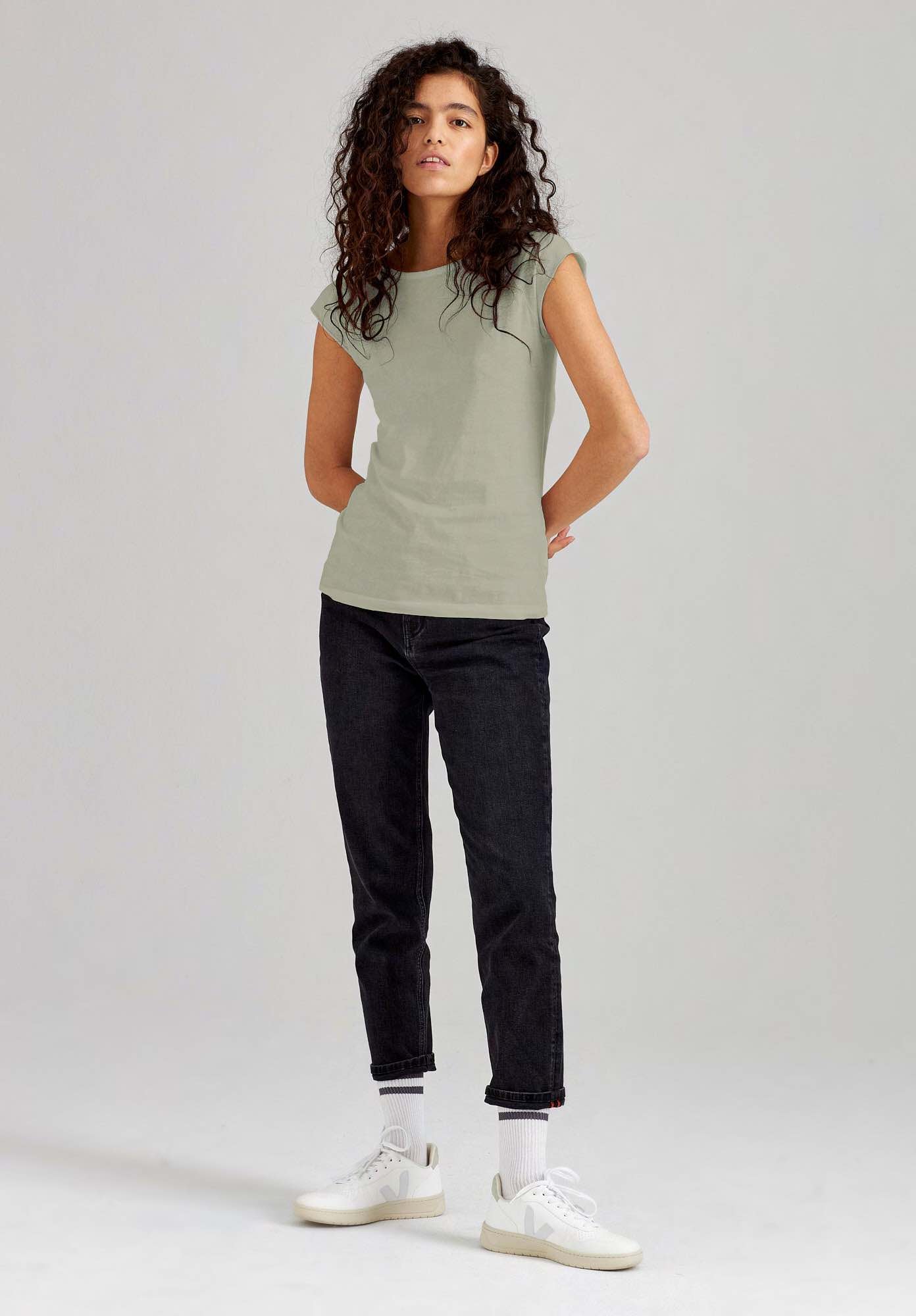TT01 Cap Sleeve Desert Sage & Peach Dust