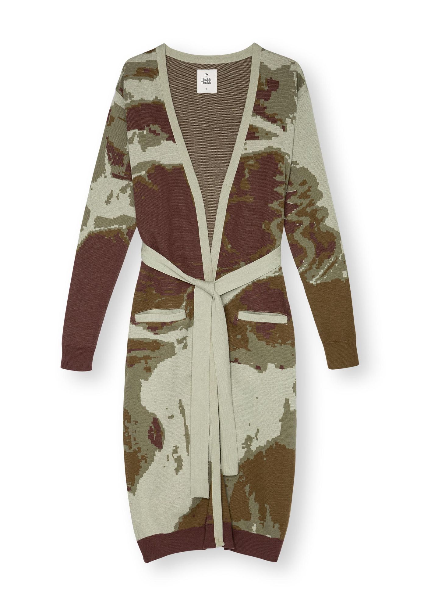 TT3010 Long Cardigan JACQUARD