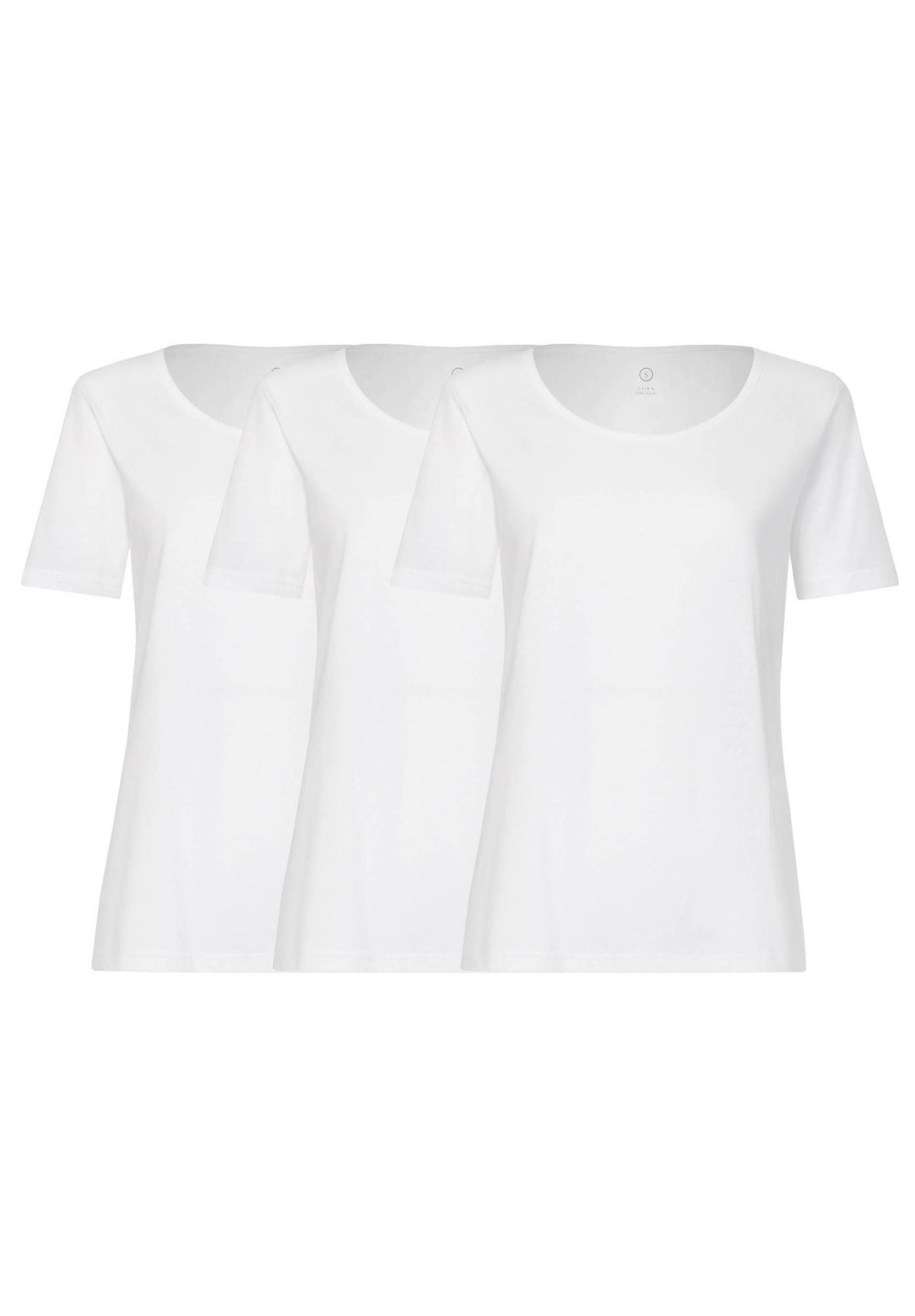 3 Pack BTD64 T-Shirt White (GOTS)