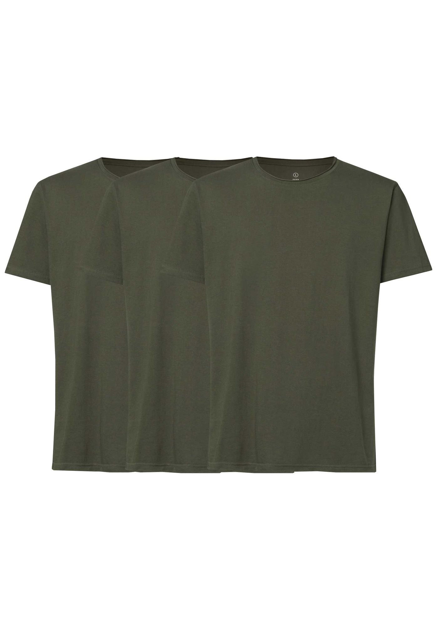 3 Pack BTD65 T-Shirt Moss (GOTS)