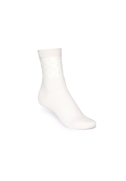 3 Pack Mid Socks - Damensocken - Cabbage/Tangerine Stripes/Marshmallow Dots