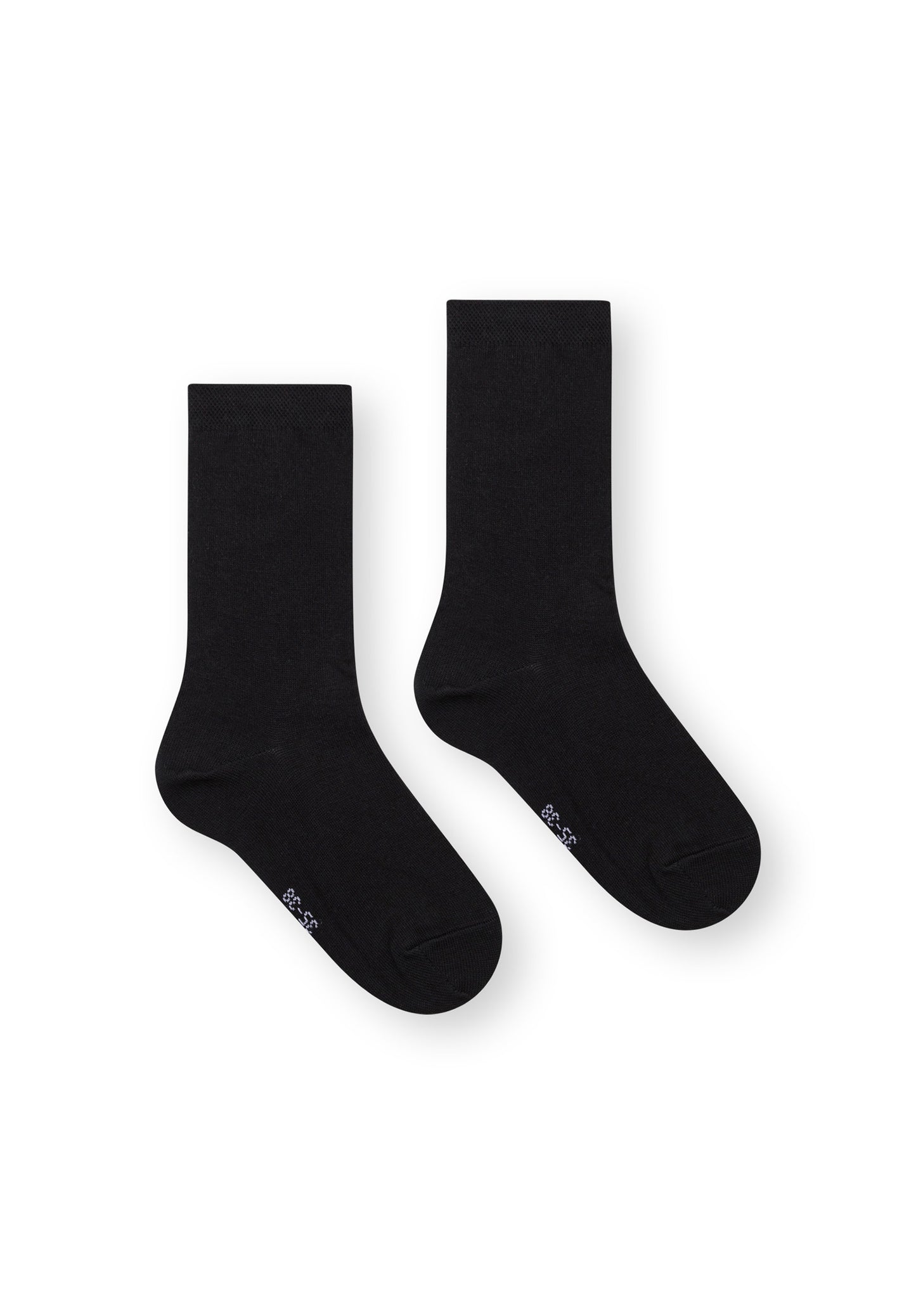 3 Pack High Socks Black (GOTS)