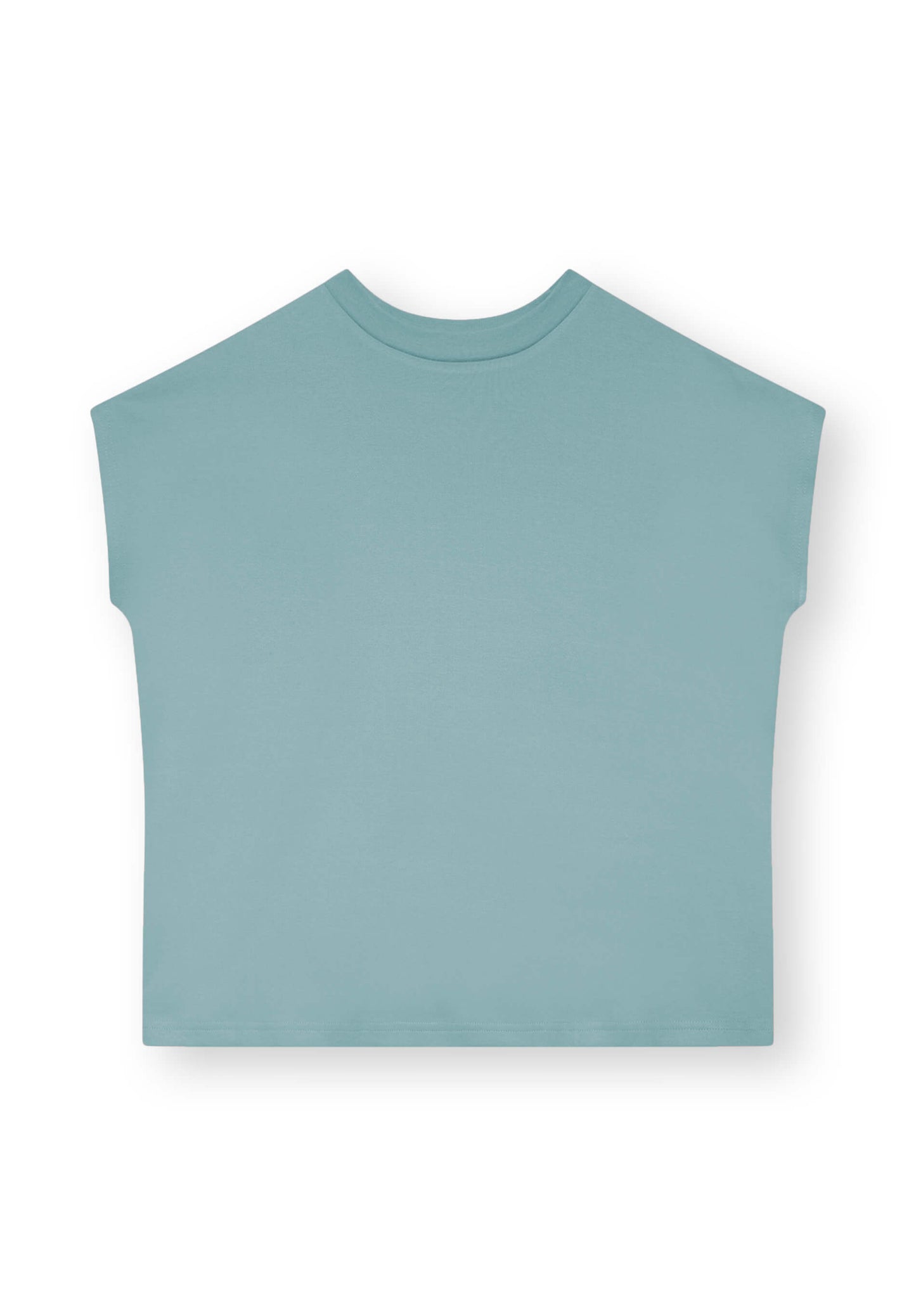TT75 Boxy T-Shirt Green Blue (GOTS)