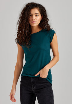 TT04 Cap Sleeve T-Shirt deep teal
