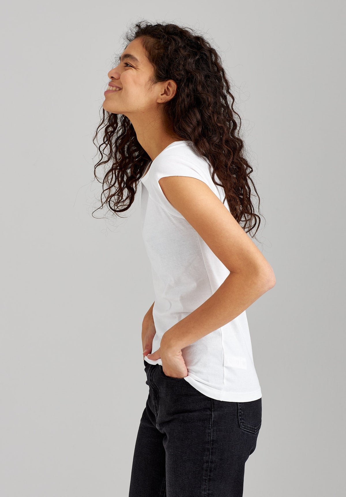 TT01 Cap Sleeve T-Shirt white B-Ware, Detail