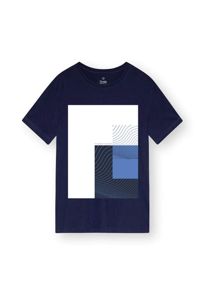 TT02 T-Shirt Cubes midnight (GOTS, vegan)