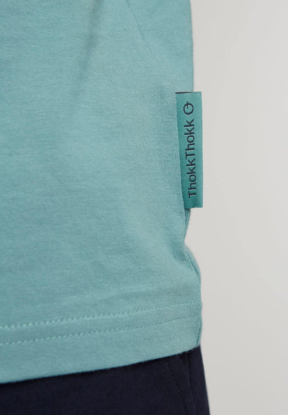 TT02 T-Shirt Five Letters soft moss (GOTS, vegan)