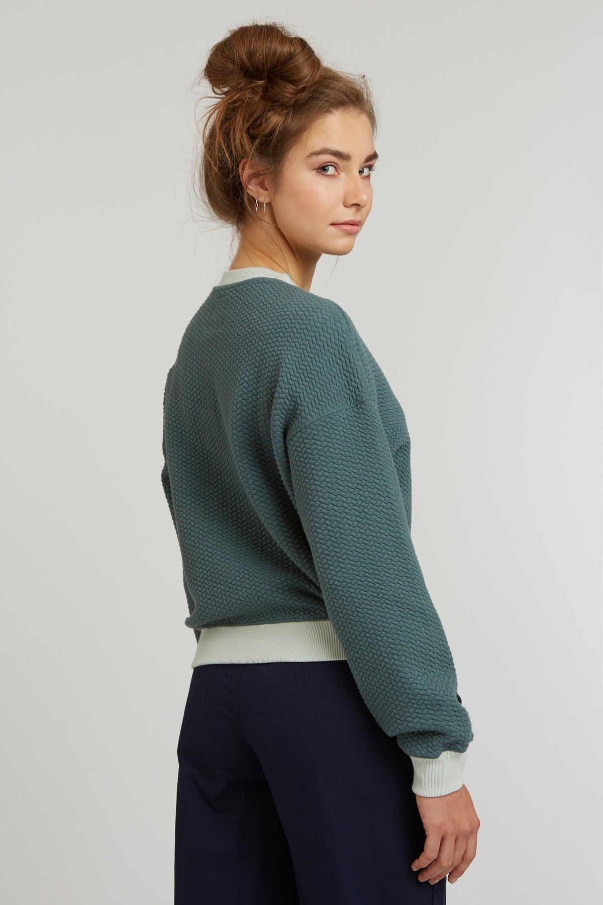 TT1022 Sweater Structured Oversized fir tree, Ansicht 5