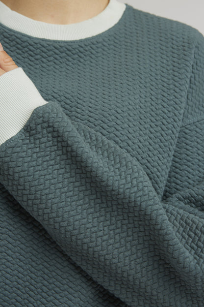 TT1022 Sweater Structured Oversized fir tree, Ansicht 6