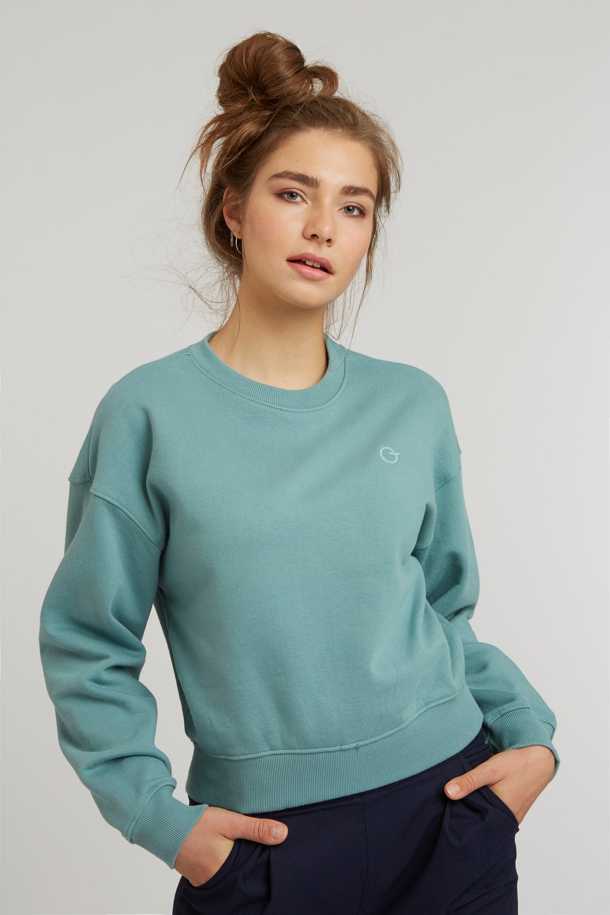 TT1022 Sweater soft moss, Ansicht 2