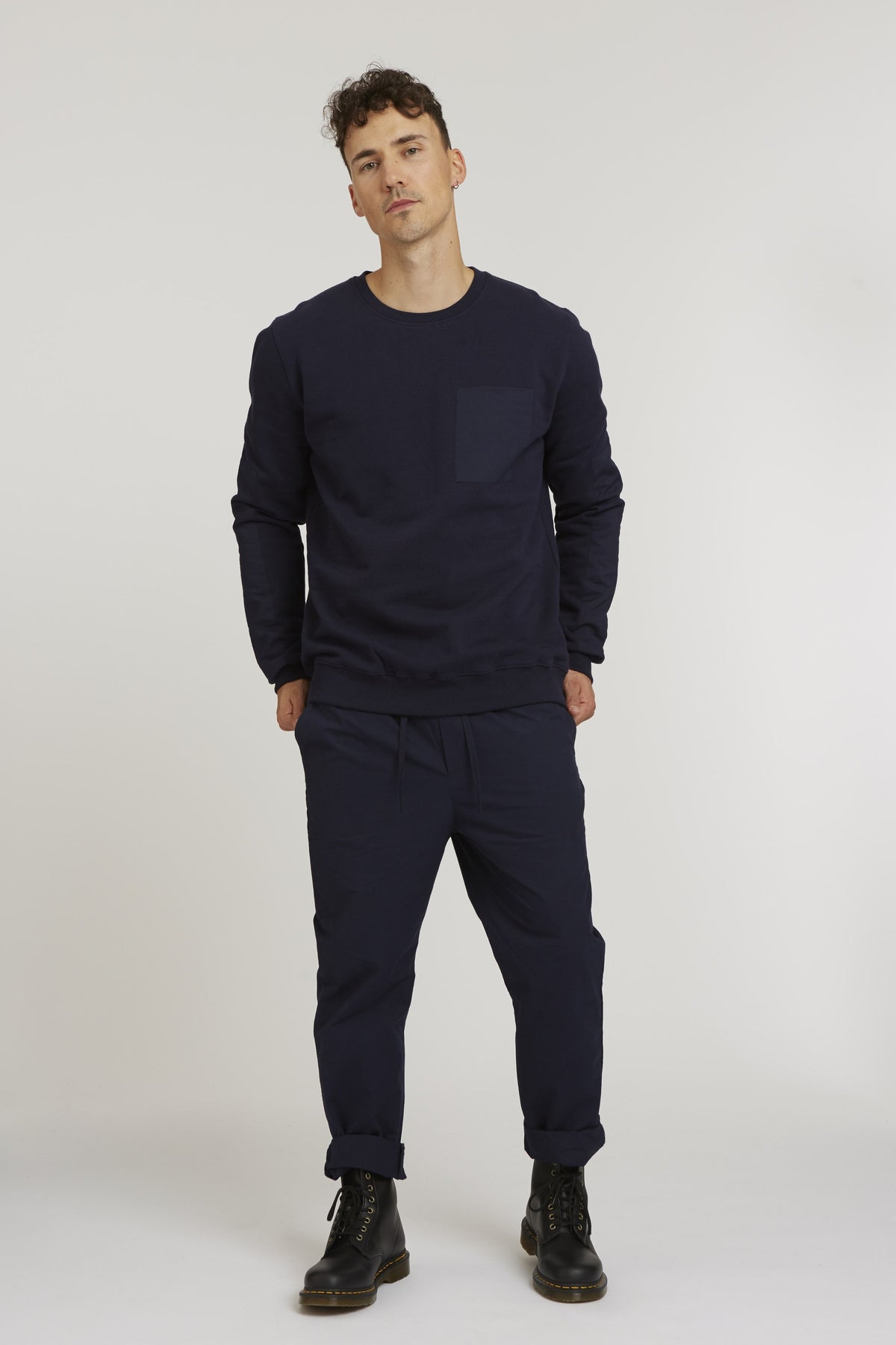 TT1029 Sweater dark navi, Ansicht 2