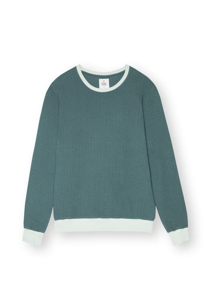 TT1029 Sweater Structured fir tree, Ansicht 1