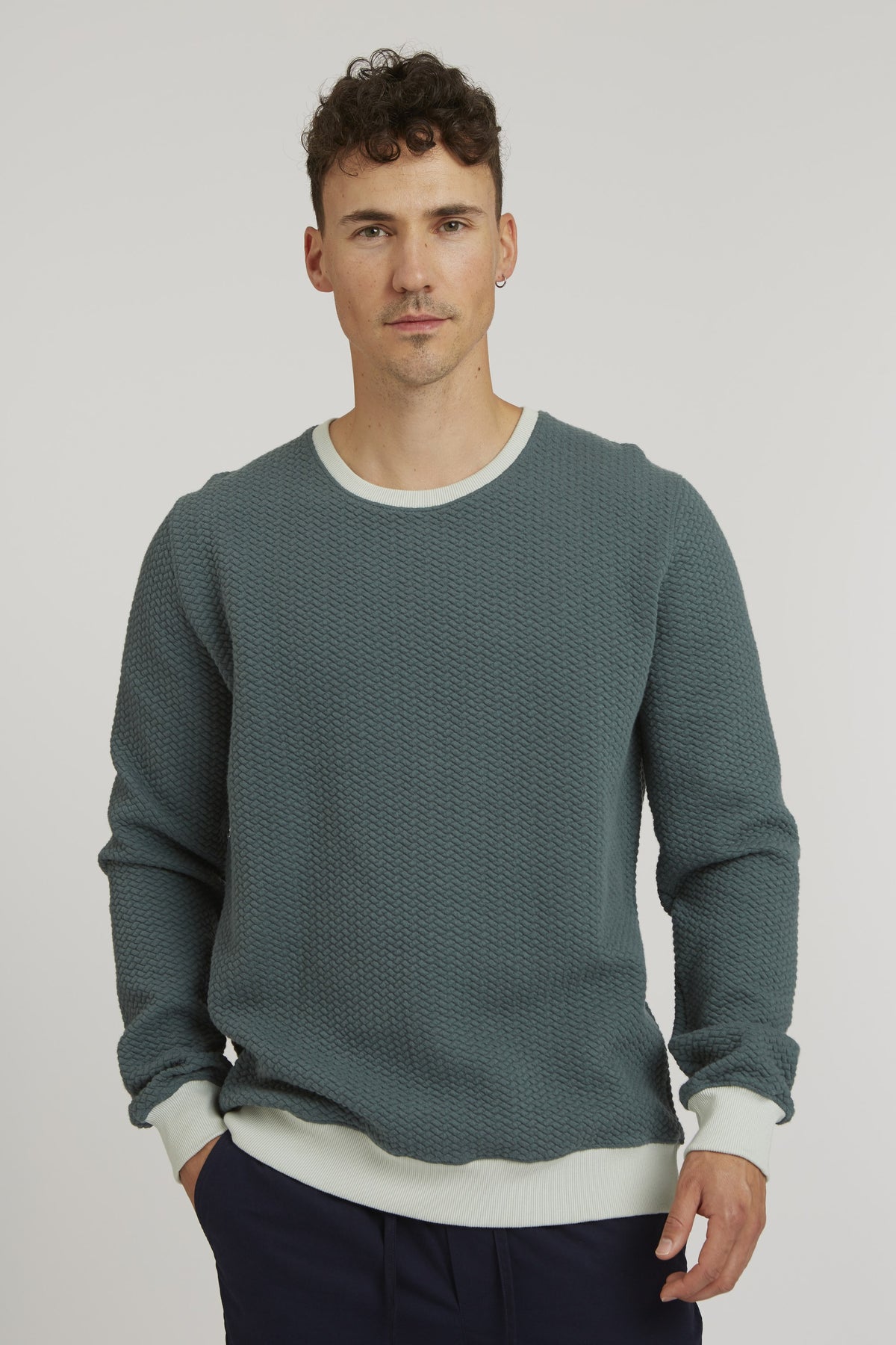 TT1029 Sweater Structured fir tree, Ansicht 3