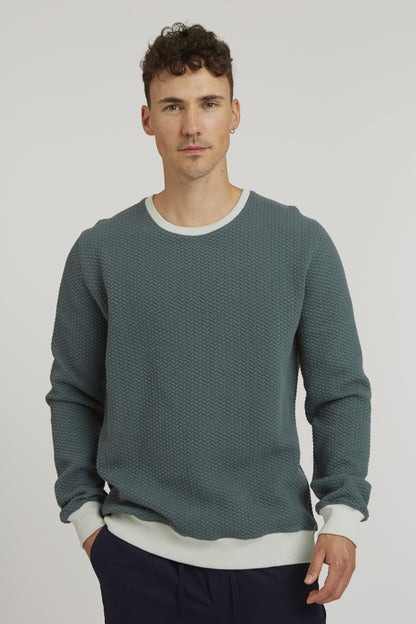 TT1029 Sweater Structured fir tree, Ansicht 3