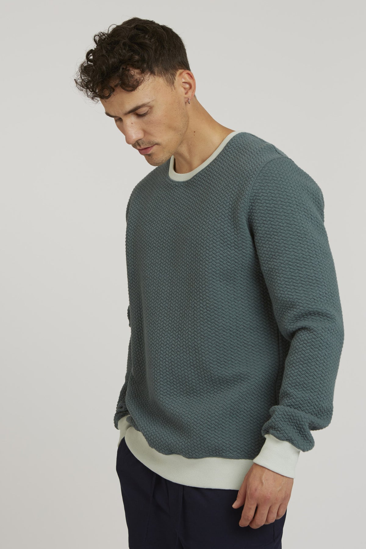 TT1029 Sweater Structured fir tree, Ansicht 4