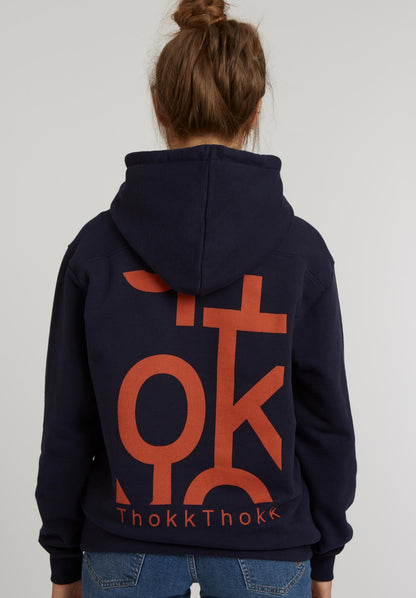 TT1044 Hoodie Five Letters unisex dark navi (GOTS, vegan)