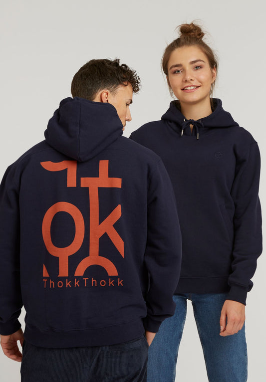 TT1044 Hoodie Five Letters unisex dark navi (GOTS, vegan)