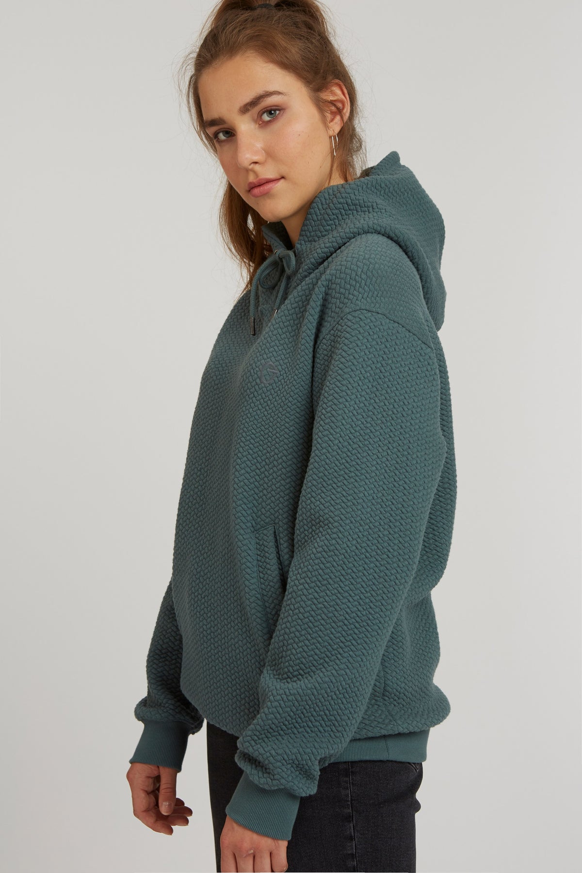TT1044 Hoodie Structured Oversized unisex fir tree, Ansicht 3