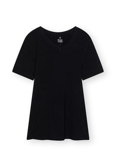TT144 SLIM V-NECK T-Shirt black (GOTS)