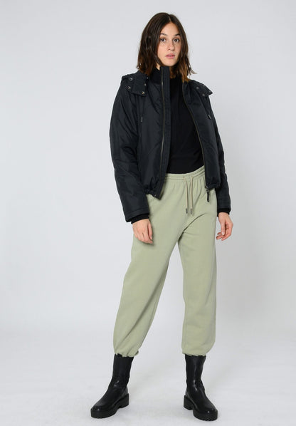 TT2031 KAPOK Short Jacket Damen in Schwarz, ganze Figur