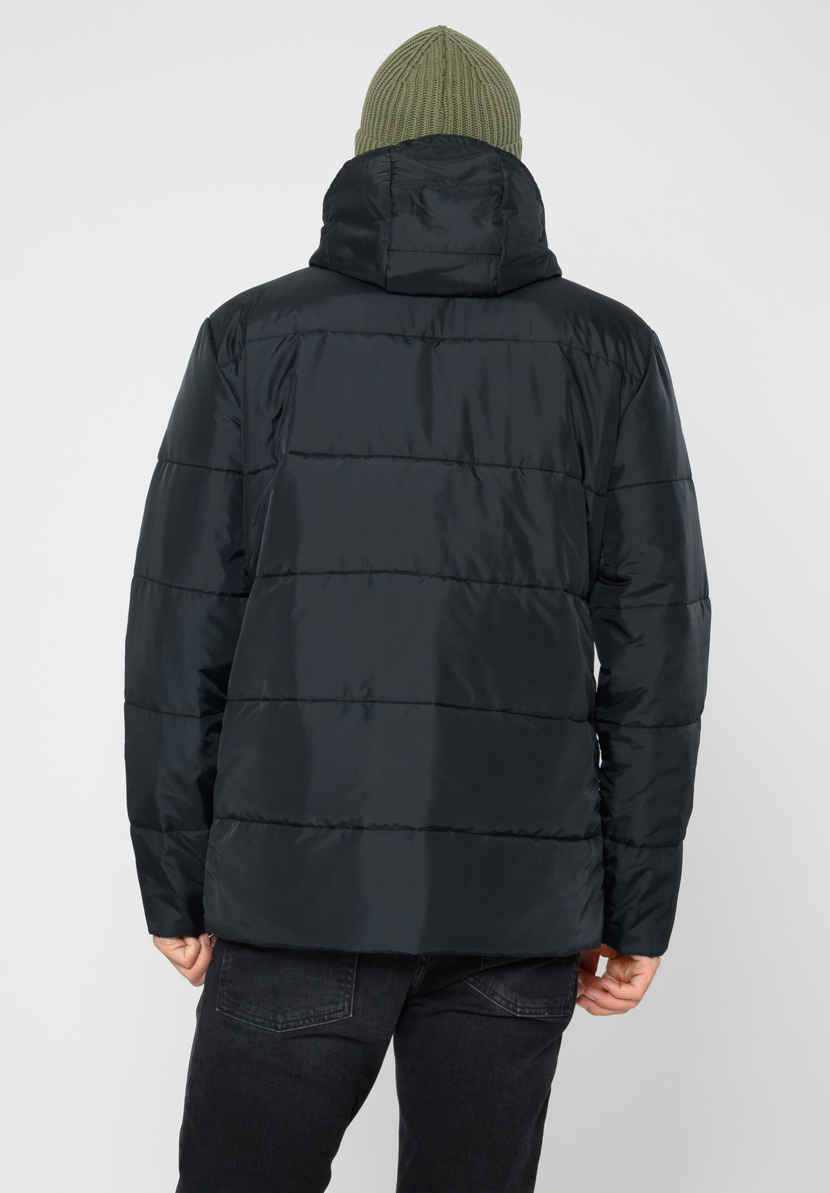 TT2038 KAPOK Basic Jacket Herren in Schwarz, Rueckansicht