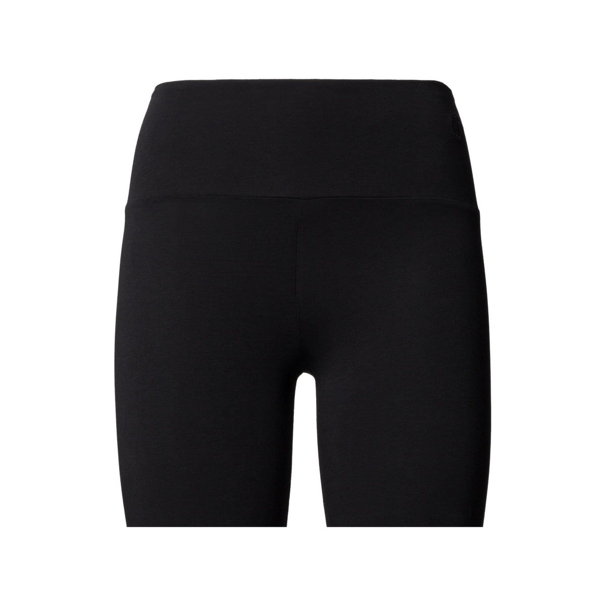 TT26 Legging in Schwarz, breiter Bund von hinten im Detail