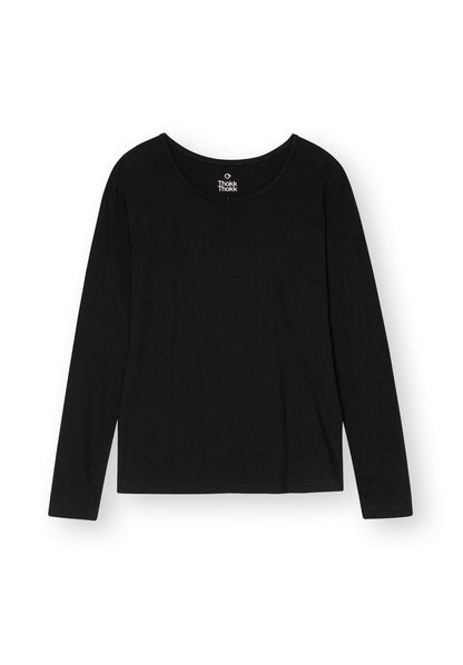 TT32 Longsleeve in Schwarz, Vorderansicht