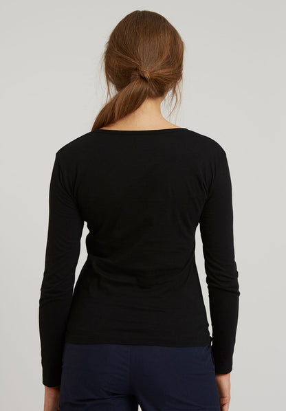 TT32 Longsleeve in Schwarz, Rueckansicht