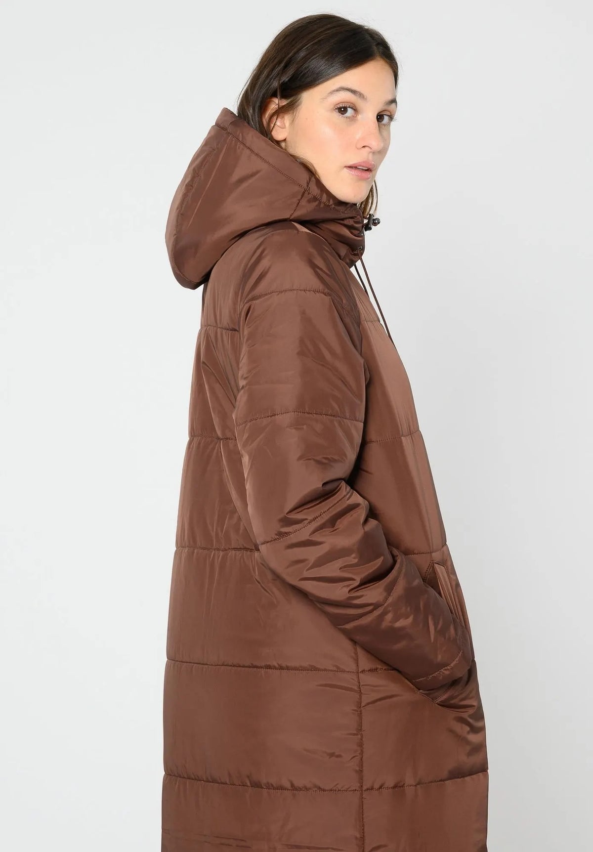 Damen KAPOK Long Parka TT2037 + Beanie gratis
