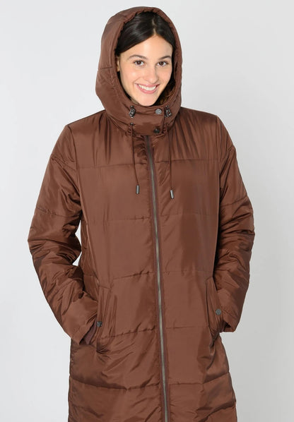 Damen KAPOK Long Parka TT2037 + Beanie gratis
