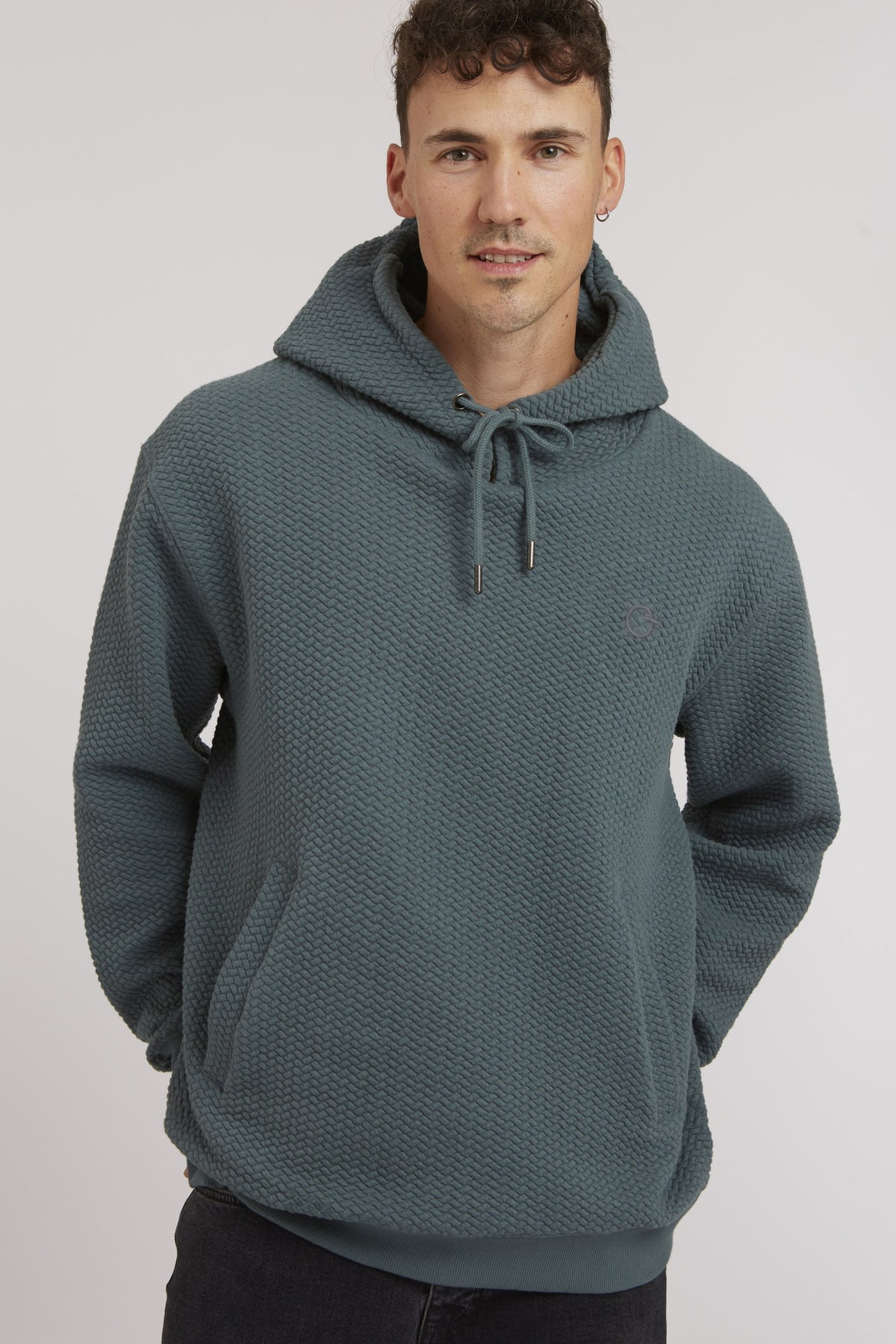 TT1044 Hoodie Structured Oversized unisex fir tree